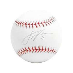  Justin Verlander Autographed Baseball: Sports & Outdoors