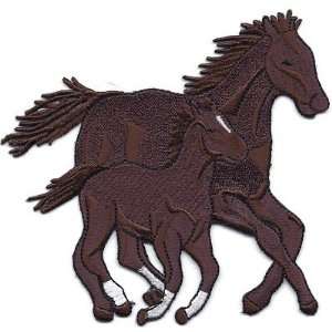  Animals  Running Horses/Iron On Embroidered Applique 