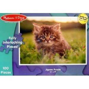  Melissa and Doug 100 Piece Kitten Puzzle Toys & Games
