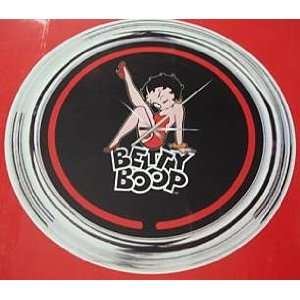  Betty Boop Leg Kick Neon Wall Clock 