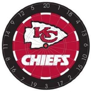 Kansas City Chiefs 18in Bristle Dart Board  Game Room:  