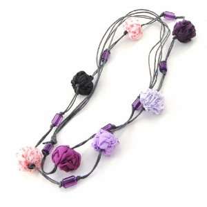  Necklace designer Kilimanjaro purple. Jewelry
