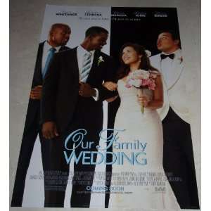 Our Family Wedding   Original Movie Poster   Lance Gross   Regina King 