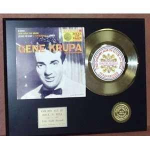  GENE KRUPPA GOLD 45 RECORD PICTURE SLEEVE LIMITED EDITION 