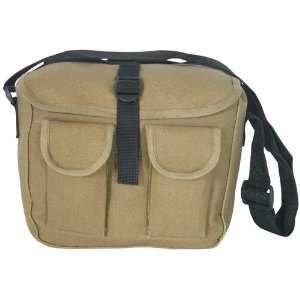  Khaki Small Ammo Utility Shoulder Bag   10 x 8 x 3.5 