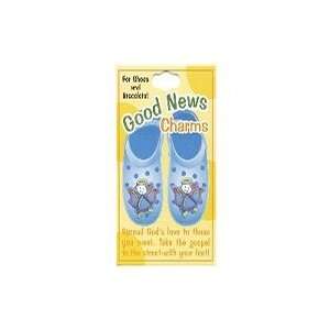    Angel Colorful Good News Shoe Charms Pack of 12