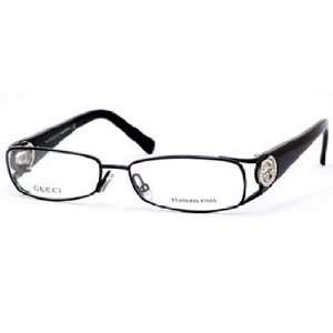  GUCCI 2811 Shiny Black 0006 00 54mm Eyeglasses Everything 