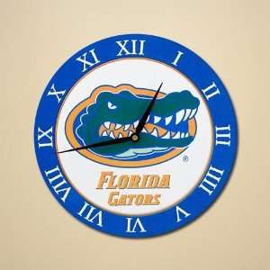  Florida Gators 12 Wooden Wall Clock: Sports & Outdoors