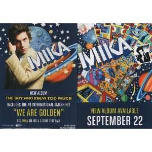  Mika   The Boy Who Knew Too Much   Promotional Card   5 x 