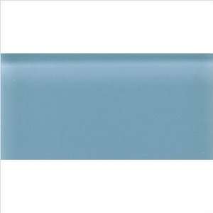   Reflections 8 1/2 x 17 Glossy Wall Tile in Blue Lagoon (Set of 50