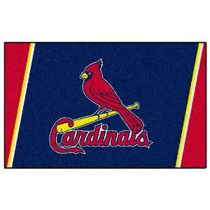  St. Louis Cardinals Official 4x6 Area Floor Rug: Home 