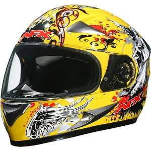  AFX Dark Angel Adult FX 90 Street Bike Motorcycle Helmet w/ Free 