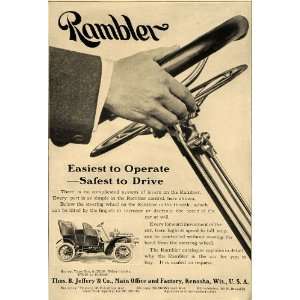  Ad System of Levers Rambler Surrey Type One Car   Original Print Ad
