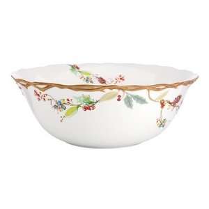  Lenox Winter Song Carved Bowl: Kitchen & Dining