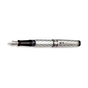   Aurora Optima Riflessi Sterling Silver Fountain Pen: Office Products