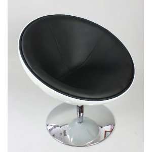  Black Lunar Lounger Swivel Chair