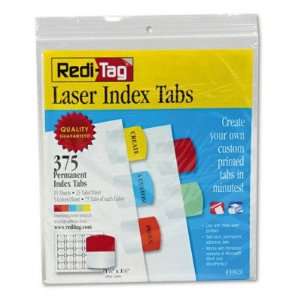  Redi tag Laser Printable Index Tabs RTG39020 Office 
