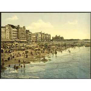   Reprint of The beach at high water, Ostend, Belgium: Home & Kitchen