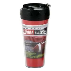   Georgia Bulldogs 16 oz. Voyager Stadium Series Mug: Sports & Outdoors