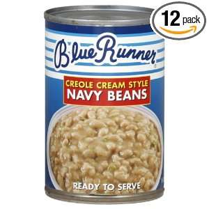 Blue Runner Navy Cream Style, 16 Ounce (Pack of 12)  
