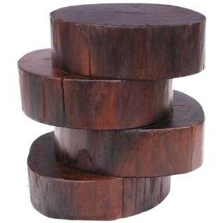  Groovy Stuff Teak Wood Stump Coffee Table   Tf 775 Patio 