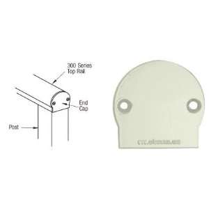   CRL Oyster White 300 Series Decorative End Cap: Home Improvement