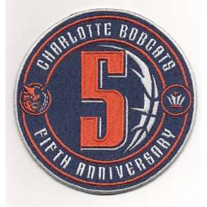   NBA Logo Patch   Charlotte Bobcats 5th Anniversary