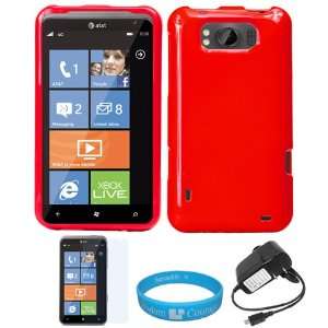   Windows Smart Phone + Clear Screen Protector + Black Wall Charger