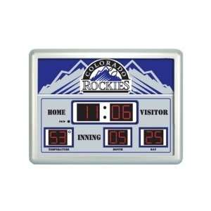  Colorado Rockies Scoreboard Clock