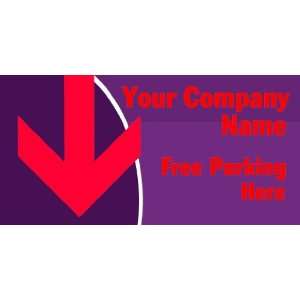   Vinyl Banner   Your Company Name Free Parking Here 