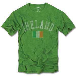  Ireland 47 Brand Green Vintage Scrum Country T Shirt 