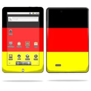   Decal Cover for Coby Kyros MID7015 Tablet German Flag Electronics