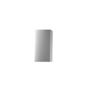 CER 0910W   Justice Design   Small Rectangle Closed Top Outdoor Sconce 