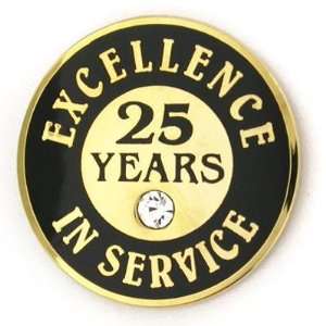  Excellence In Service Pin   25 Years Jewelry
