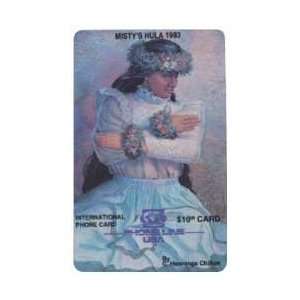 Collectible Phone Card $10. Mistys Hula 1993 (International Calls 