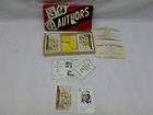   Retro Antique 40s 1943 Card Game The Game Of Authors Salem Edition