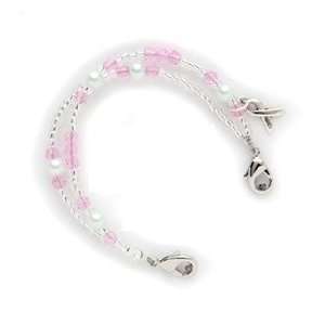 Medical Alert ID Double Stranded~ Pink Ribbon ~ Replacement Bracelet
