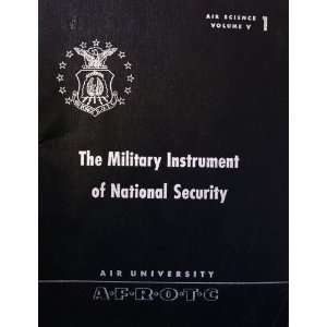 Security Air Science 1, Volume V   Air University AFROTC   Air Force 