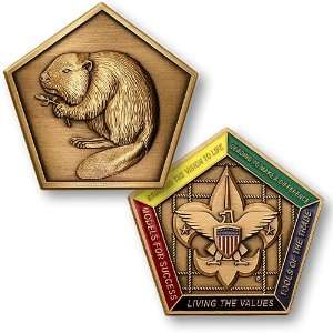 Beaver Wood Badge Medallion 