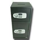 Digital Depository Security Safe Drop Box Double Door: Cash Jewelry