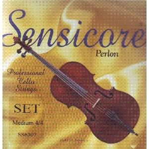  Super Sensitive Cello Set Sensicore 4/4 Size Medium, SS630 
