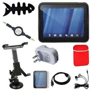  Pad Tablet LCD Screen Protector Guard+Fish Bone holder+Black IN EAR 