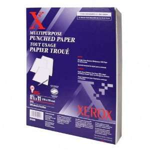  Xerox 19 Hole Punch White Specialty Paper