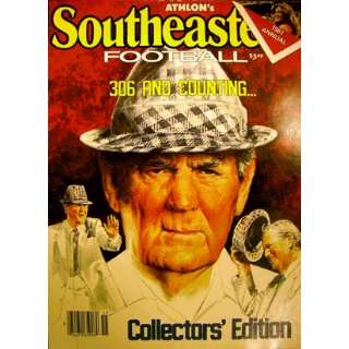  Bear Bryant 1981 Collectors Edition Magazine Sports 