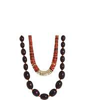Jessica Simpson   Earthly Treasures Walnut Double Necklace