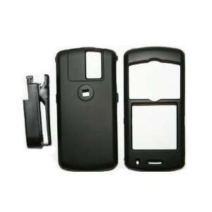 Blackberry Pearl 8100 Hard Plastic Snap On Case Cover Black (with 