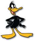 DAFFY DUCK DIE CUT DECAL LARGE SIZE