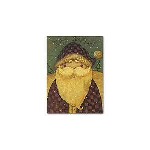  Holyville Holiday   Crackle Santa   5 3/4 x 8   18 cards 