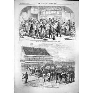  1861 DERBY DAY BELLS LIFE OFFICE HORSES SPORT RACING