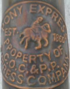 Solid Brass 18 Telescope Old West Cowboy Pony Express  